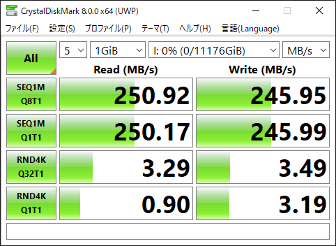 CrystalDiskMark Seagate ST12000VN0008